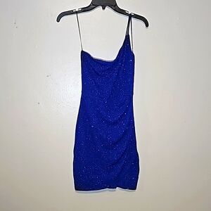 Glitter one shoulder dress